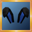Black/Blue Bunny Ears