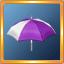White/D.Purple Umbrella