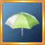 White/L.Green Umbrella