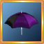 Black/D.Purple Umbrella