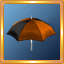 Black/Orange Umbrella