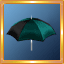 Black/Turquoise Umbrella