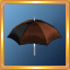 Black/Brown Umbrella