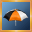 Orange Triad Umbrella