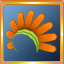Orange Flower Band