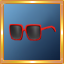 Red Oversized Glasses