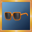 Orange Oversized Glasses