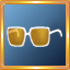 White/Yellow Oversized Glasses